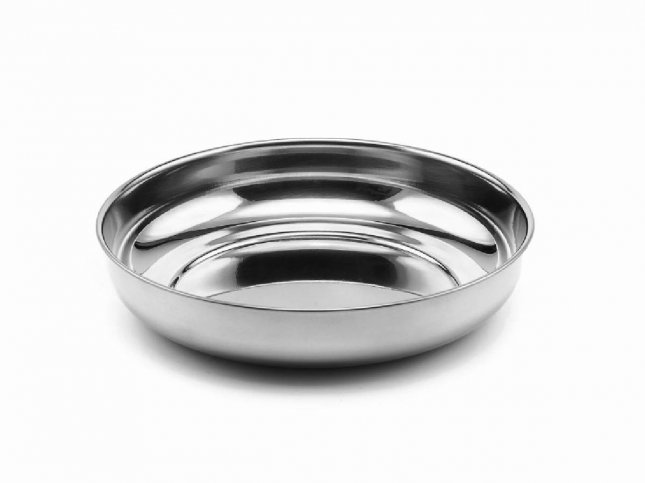 Conjunto Saladeiras Ovais em Aço Inox 3 Unidades