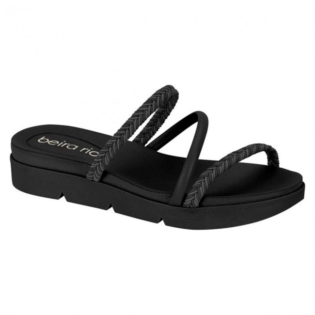 Sandália Beira Rio Flatform Tratorada Feminina
