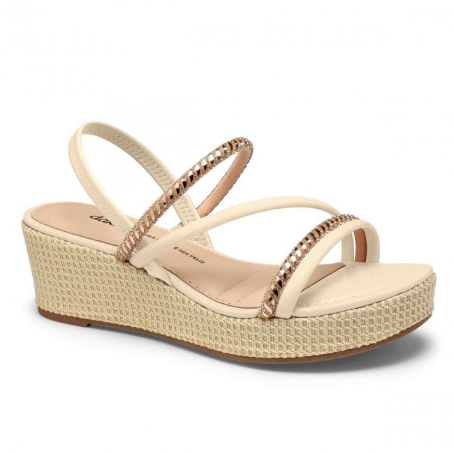 Sandália Dakota Salto Médio Anabela Feminina