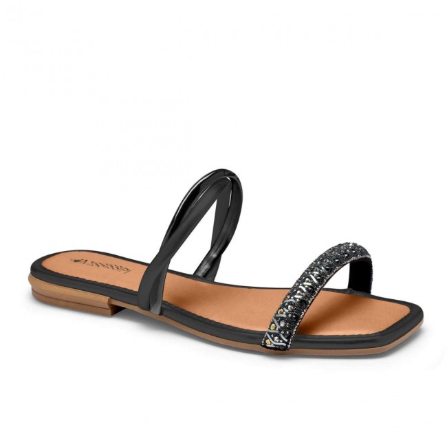 Chinelo Mississipi Rasteira Pedrarias Feminino