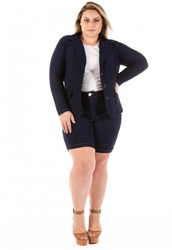 modelos de blazer plus size