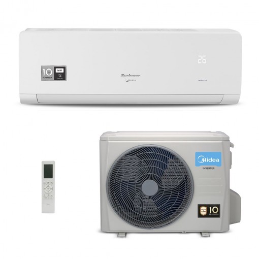 Imagem - Ar Condicionado Split Inverter Springer Midea Xtreme Save Connect 9000 BTUS Quente/Frio 220V