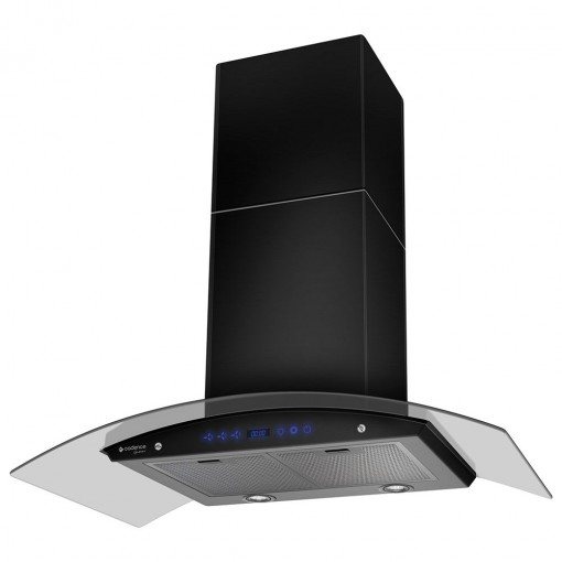 Imagem - Coifa de Parede Gourmet Cadence 90cm Inox e Vidro Preto 220V CFA392