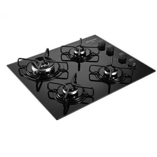 Imagem - Cooktop Brastemp Ative! 4 Bocas Vidro Preto Dupla Chama Bivolt BDD62AE