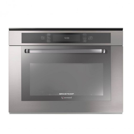 Imagem - Micro-ondas de Embutir Gourmand Inox 40L Brastemp 220V