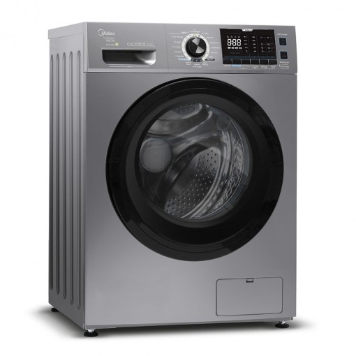 Imagem - Lavadora de Roupas Lava e Seca Midea Storm Wash Inverter Tambor 4D 12KG Grafite Metálico 220V LSE12X2