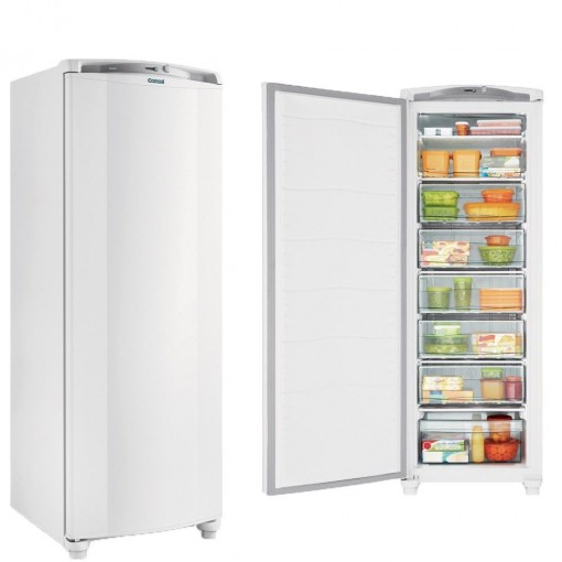Imagem - Freezer Consul 1Pt Vertical 246L Cycle Defrost Branco 127V