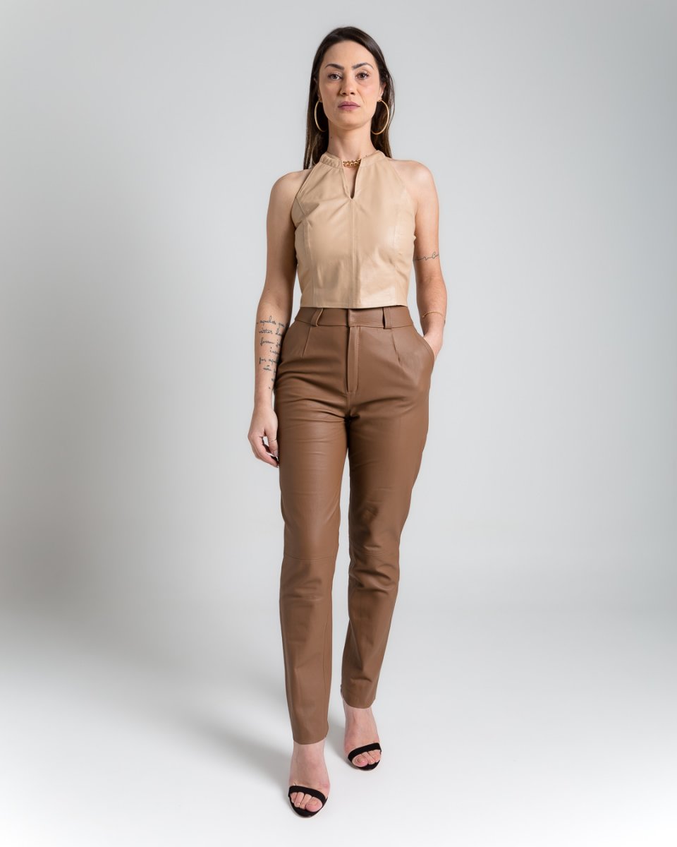 Calça Couro Vegano BLANKNYC - Estilo Urbano Unissex