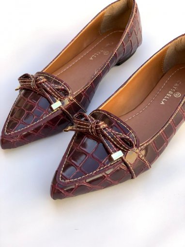 MOCASSIM CROCO MARSALA