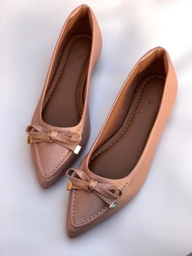MOCASSIM ROSE CROQUINHO GLITER
