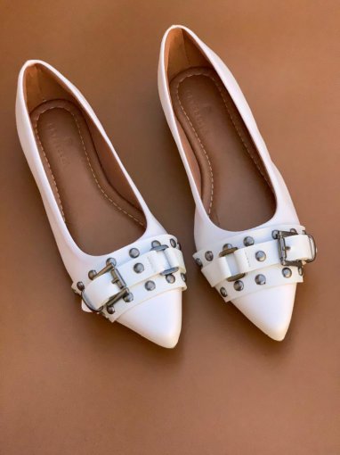 SAPATILHA FIVELA SPIKE BRANCA