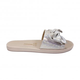 chinelo slide vizzano com laço