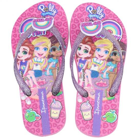 Chinelo Infantil Ipanema Polly Feminino Rosa