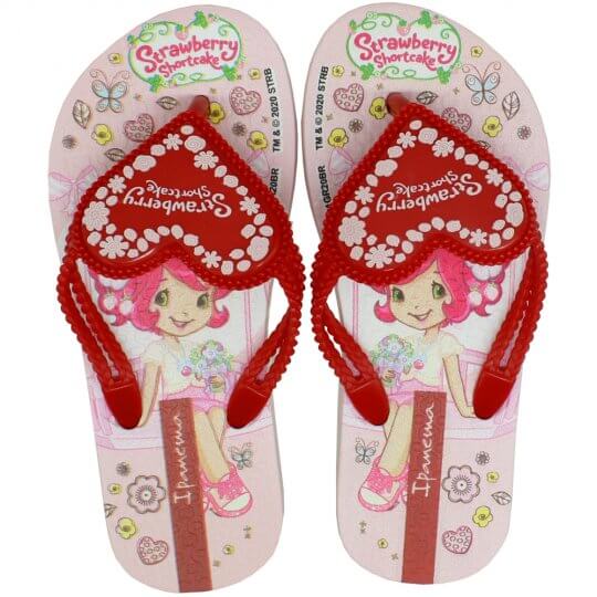 Chinelo Infantil Moranguinho Buble Feminino