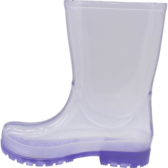 Galocha Infantil Transparente Cano Médio Bota + Meia Luelua em Promoção |  Ofertas na Americanas