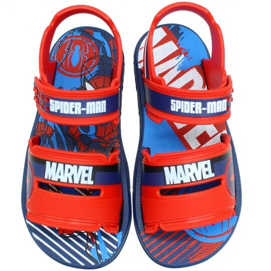 Sandália Infantil Marvel Pack Homem Aranha Com Mochila!