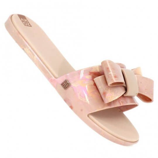 Tamanco Zaxy Sky Slide Feminino Nude