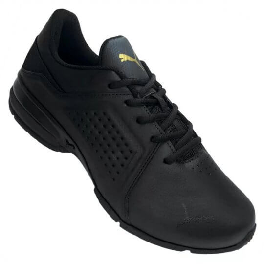 Tnis Puma Viz Runner NM Masculino Preto/Dourado