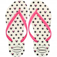 Imagem - Chinelo Havaianas Slim Disney Feminino Branco