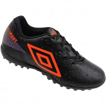 Imagem - Chuteira Society Infantil Umbro Adamant JR Masculina  Preto/Laranja