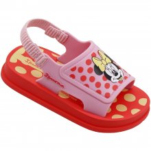 Imagem - Sandlia Infantil Ipanema Disney Soft Minnie Baby Menina Rosa/Vermelha