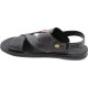 Sandlia Danper Veredas Tiras Largas Trekking Sola Grossa Masculina  Preto 3