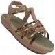 Sandlia Infantil ViaBeach Kids Baby Feminina Nude