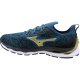 Tnis Knit Mizuno Wave Mirai 4 Esportivo Performance Masculino Azul/Petroleo 2