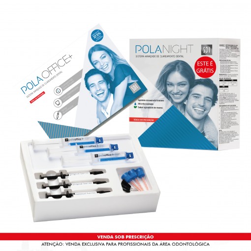 KIT CLAREADOR POLA OFFICE PLUS 37,5% + POLA NIGHT 10% - SDI (C/ 1