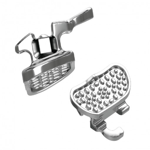 Cut Throat Razor Apparecchi Ortodontici Per Molare 1°/2° - MBT In Rosso, Per Fili 0.022" O 0.018", Uso Odontoiatrico Attacchi Ortodontici Molare - Foto 2