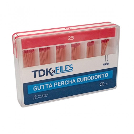 CONE DE GUTTA PERCHA 28MM 25 - TDK (C/120 UNIDS)