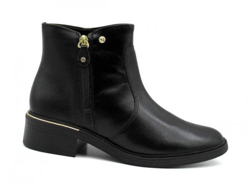 Bota Couro Botas Femininas 40 Salto Baixo Botas Femininas Tamanho