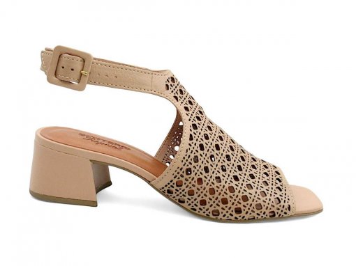 Sandália Feminina Confortaria Neoprene 7684001 Salto Bloco