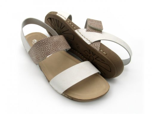 sandalia de couro andacco feminina