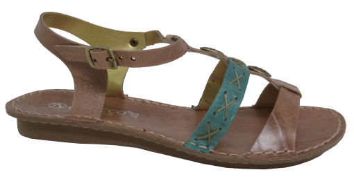 sandalia de couro feminina confortavel