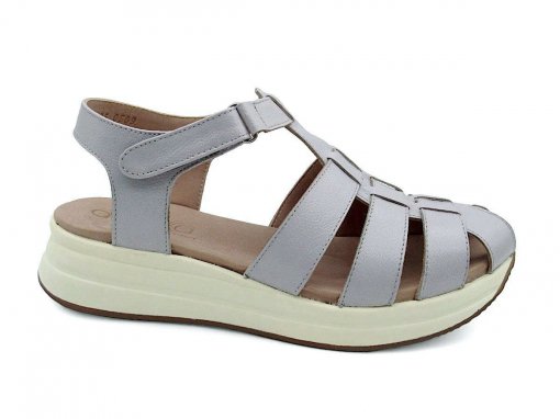 Sandália Feminina Alexxa Opananken Anabela 65123 Tamanho Grande