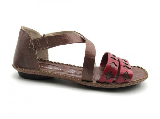 Sandália Feminina Andacco Tamanho Grande 40, 41, 42 Couro 12380