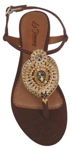 Sandália La Femme 13491 Pedras | Dtalhe Calçados