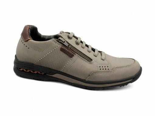 Sapatênis Pegada Masculino de Couro 114861 Dtalhe Calçados