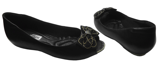sapatilha peep toe comfortflex