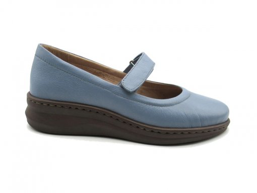 Sapato Feminino Couro Alexxa Opananken 70202 Antistress Confort