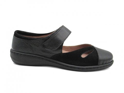 Sapato Feminino Couro Alexxa Opananken 63807 Antistress Confort