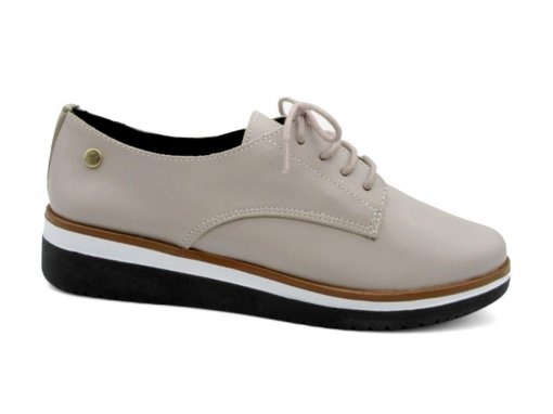 Sapato Oxford Feminino Conforto Giulia Domna 205001 Dtalhe