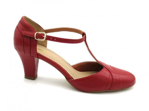 Sapato Feminino de Danças Tamanho Grande Marlinês 6505 Dtalhe