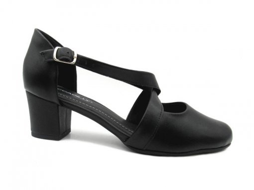 sapato social sapato linha conforto preto feminino