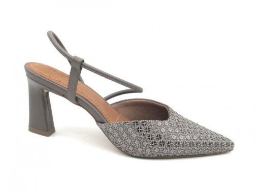 Sapato Scarpin Bico Fino Social Festa Valentina 435002 Dtalhe