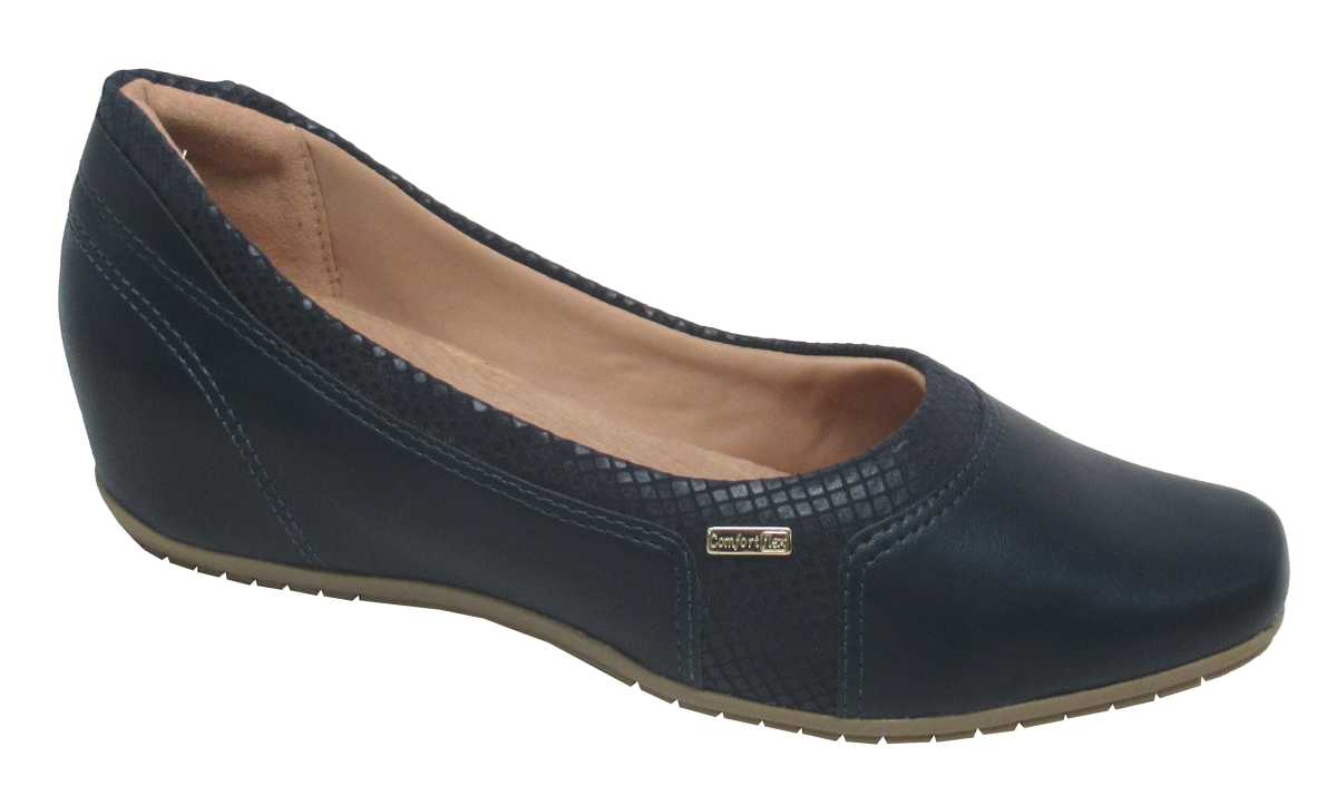 sapato fechado comfortflex