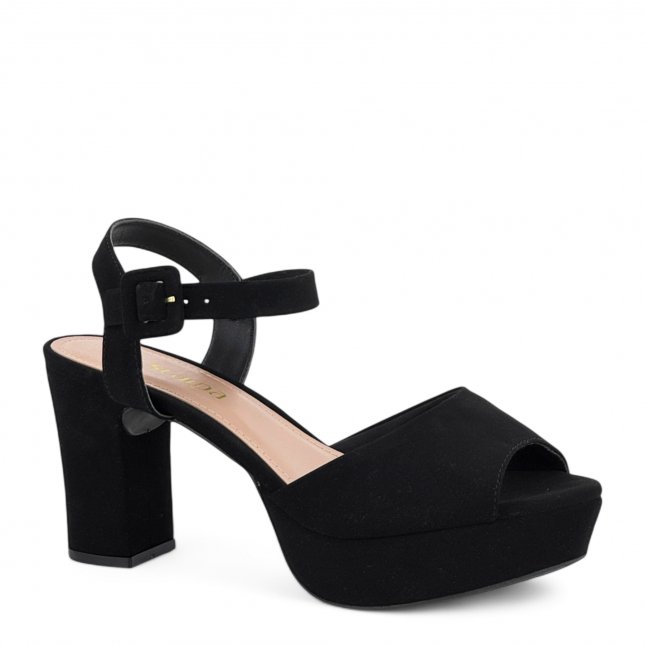 Sandália Salto Bloco Meia Pata Casual Via Scarpa Feminina - Main Image