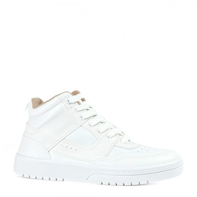 Tênis Casual Moleca Tenis Moleca Branco Cano Alto Tênis Cano Alto