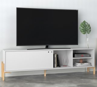  Rack 1 Porta e 3 Nichos BR 51 Linha Corner - BRV Mveis